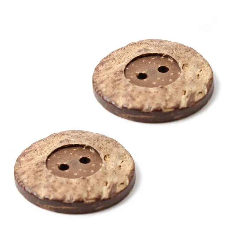 Hemline Assorted Novelty Wood Button 2 Pack Secure Checkout
