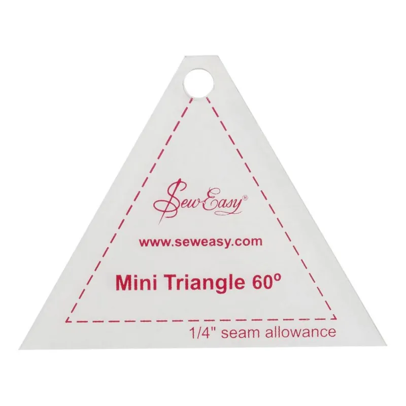 Fan Favorite Sew Easy Mini 60 Degree Triangle Template