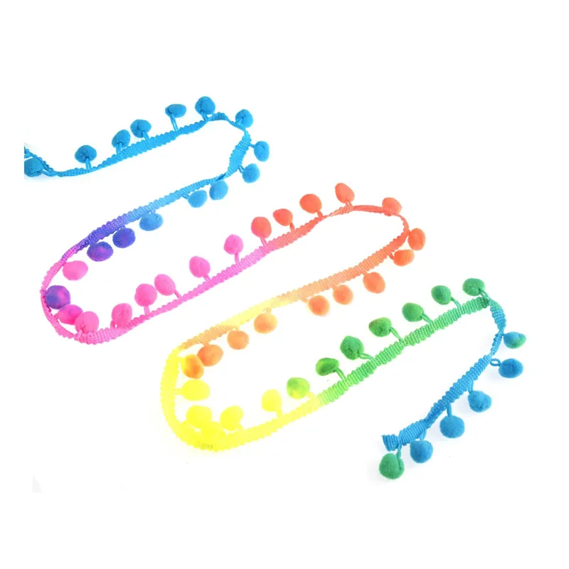 Shop Now Neon 25mm Pom Pom Trim by the Metre