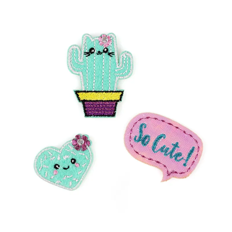 Instant Buy Cactus Iron-On Patches 3 Pack