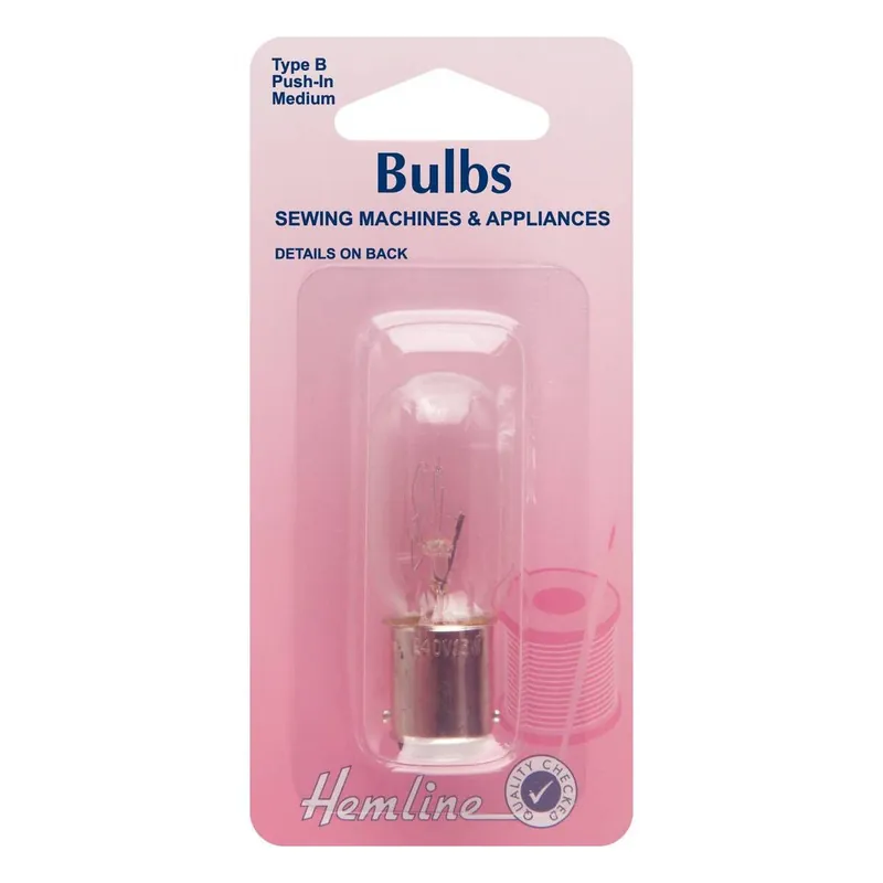 Free Delivery Hemline Medium Bayonet Sewing Machine Light Bulb
