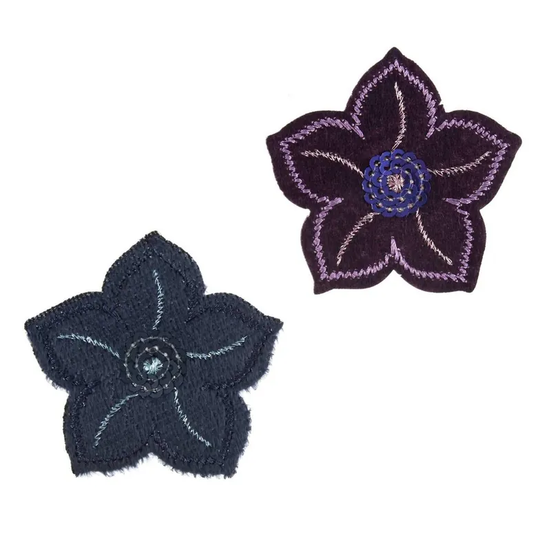 Direct From Manufacturer Trimits Sequin Flower Iron-On Patches 2 Pack