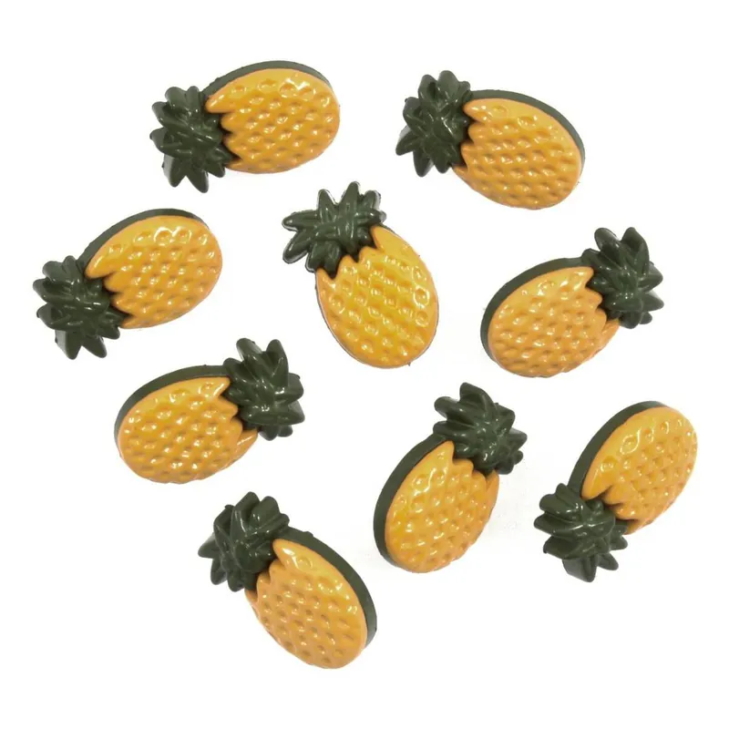 Hot Deal Trimits Pineapple Novelty Buttons 9 Pieces