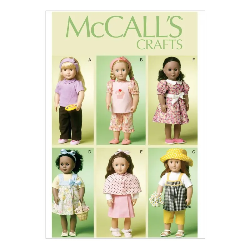 McCall’s Doll Clothes Sewing Pattern M6526 Top Pick