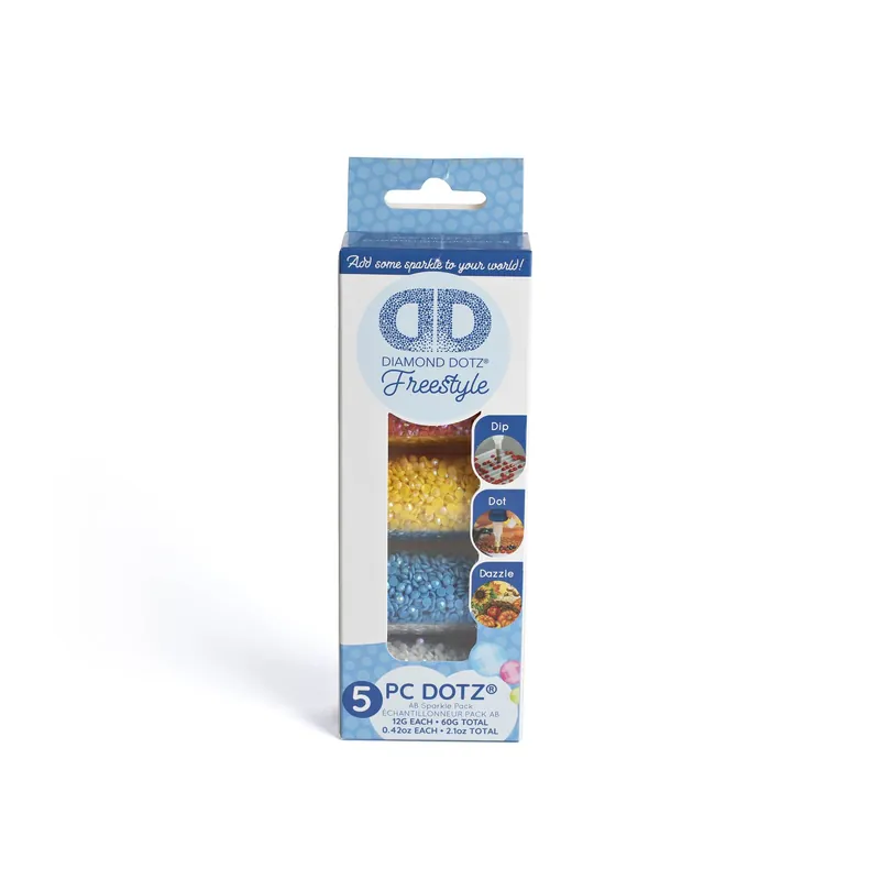 Diamond Dotz Primary Colour Freestyle Dotz 5 Pack Fan Favorite