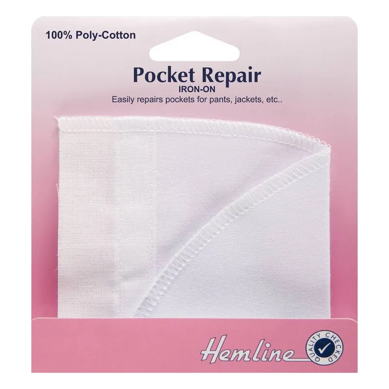 Hemline Iron-On Trouser Pocket Repair Get Yours