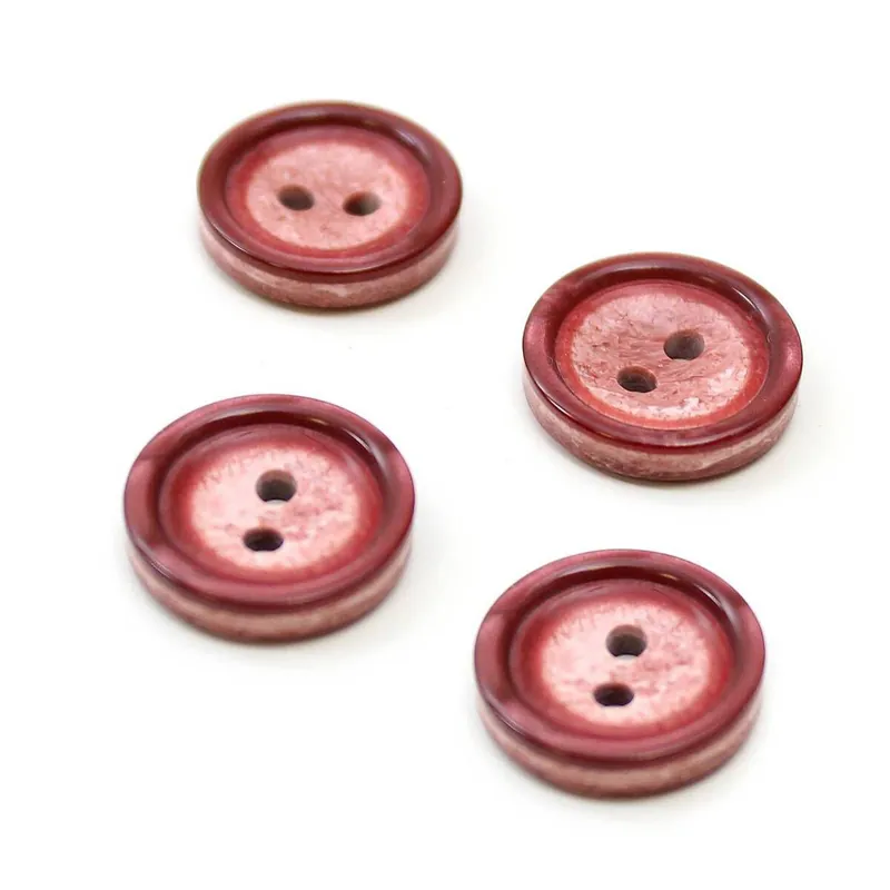 Hemline Wine Basic Knitwear Button 4 Pack Fast Shipping