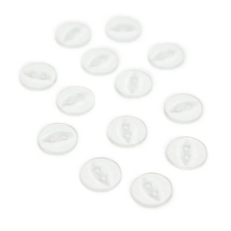 Best Price Hemline Clear Basic Fish Eye Button 13 Pack