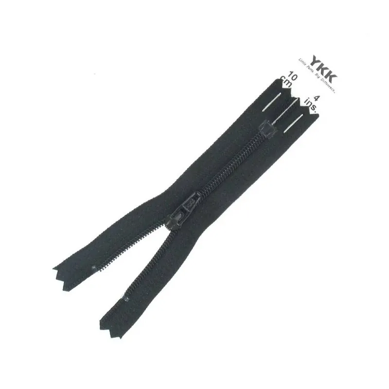 Authentic YKK Black Dress and Skirt Zip 10cm