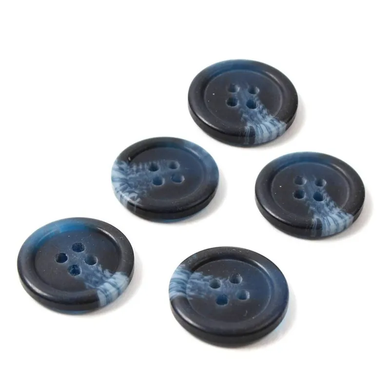 Hemline Assorted Basic Knitwear Button 5 Pack Popular