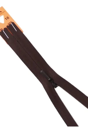 YKK Brown Concealed Zip 41cm Fan Favorite