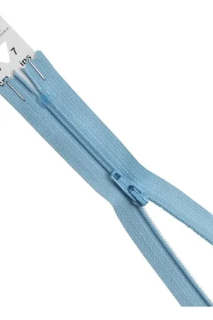 YKK Light Blue Dress and Skirt Zip 18cm Fresh Stock