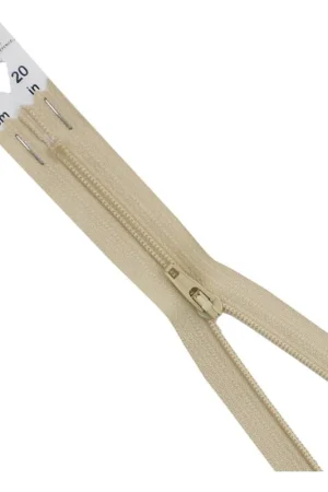 YKK Nude Dress and Skirt Zip 51cm Crafted