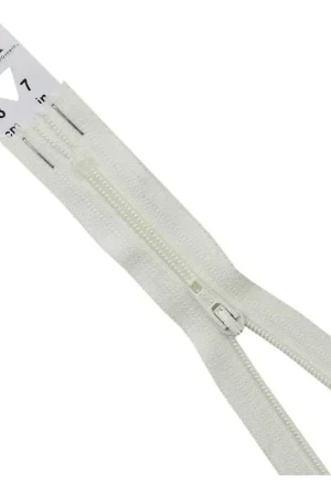 YKK Cream Dress and Skirt Zip 18cm Trusted Brand