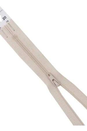 YKK Light Beige Dress and Skirt Zip 51cm Luxury