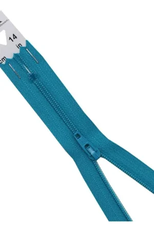 YKK Turquoise Dress and Skirt Zip 36cm Crafted