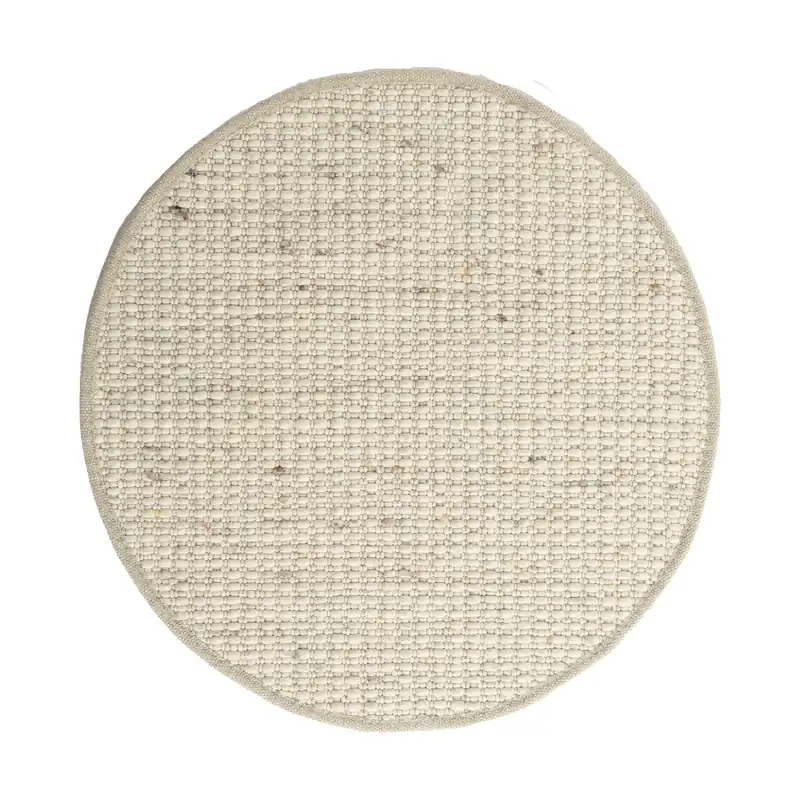 No Minimum Order Greenland Swift round rug, Natural white no. 11, Ø170 cm