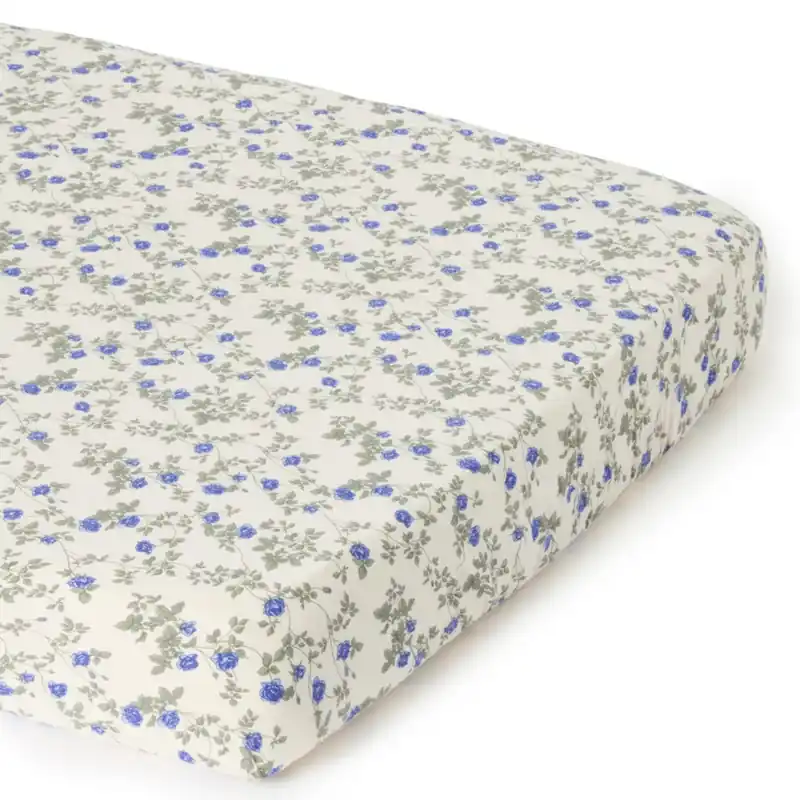 Dainty Muslin fitted sheet, 160x200x30 cm Limited Offer