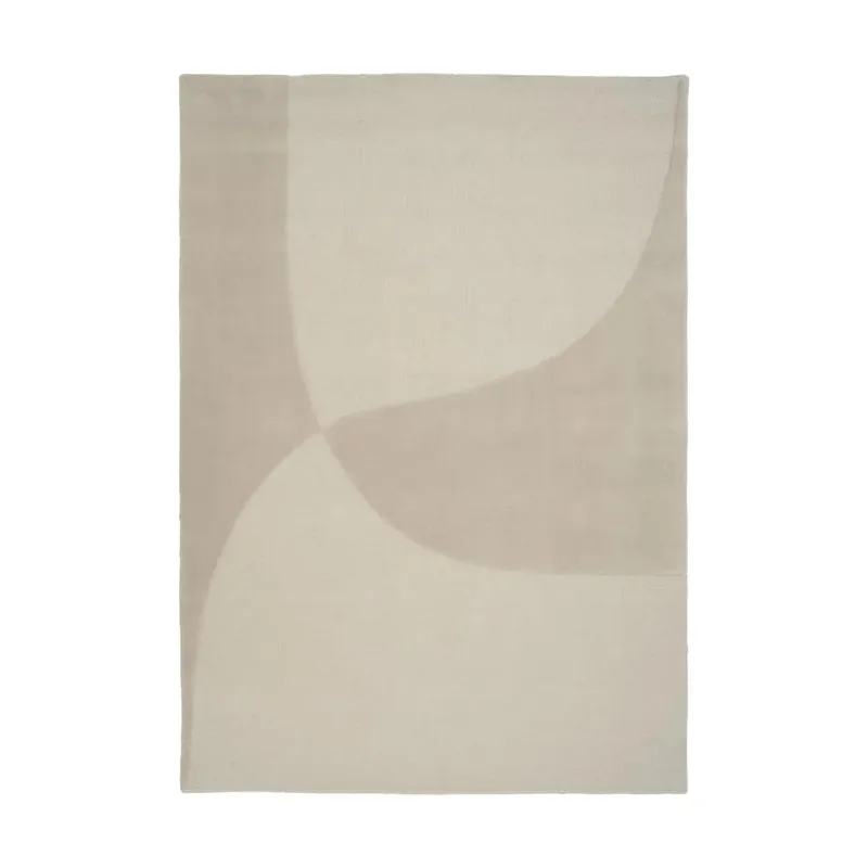 Discount Split Plains rug, Beige, 140x200 cm