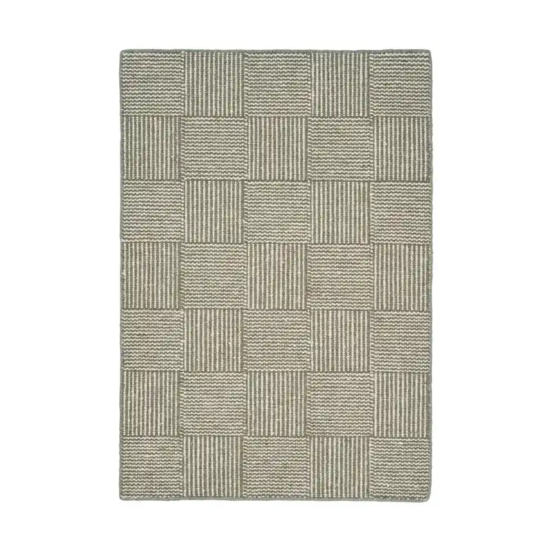 Professional Grade Linie Design Chess rug, Black, 140x200 cm