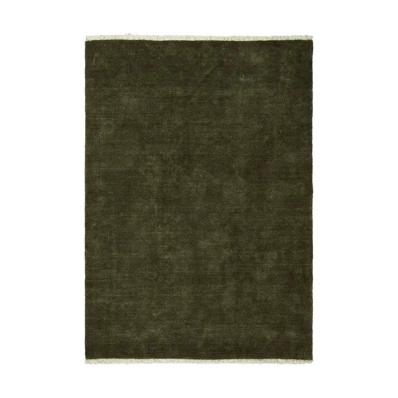 Money Back Guarantee Firth jute mat, Dark olive, 140x200 cm