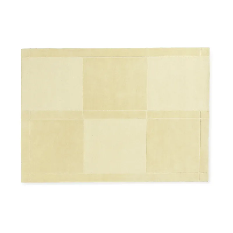 Level wool rug, Light yellow, 250x350 cm Hot Deal