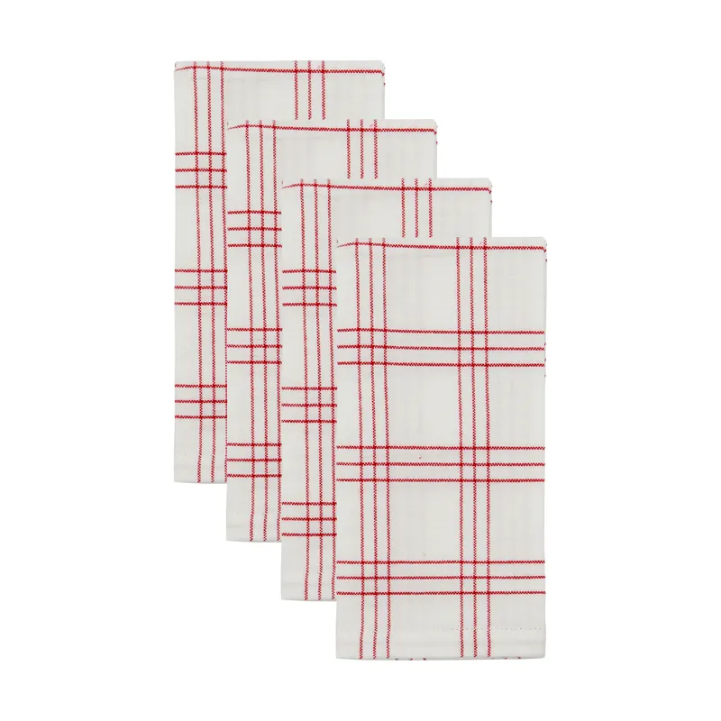 Price Cut Chef cotton napkin 4-pack, Red