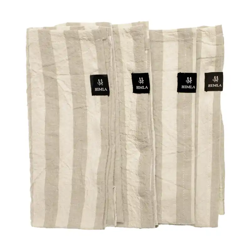 Riviera fabric napkin 45x45 cm 4-pack, Sand Bulk Order