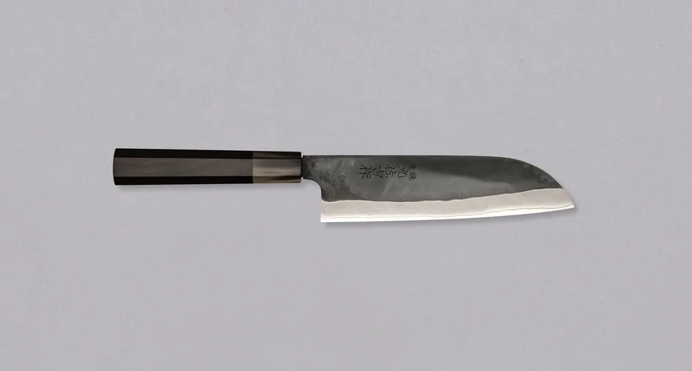 HAP-40 Santoku Black Ebony Blond Buffalo 180mm (7.1") Best Seller