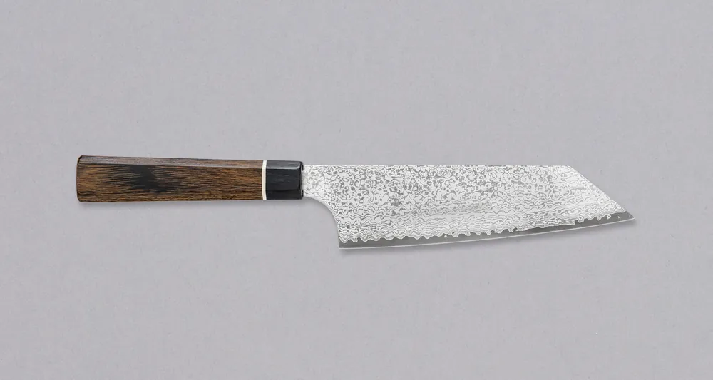 Bunka Black Damascus 165mm (6.5") Luxury
