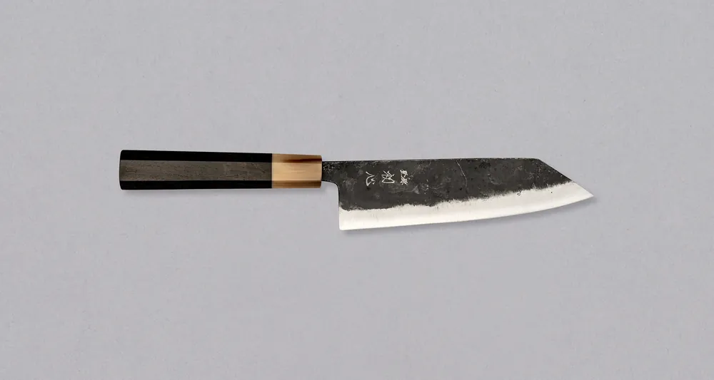 Kurogane Bunka Aogami #2 Kuro-uchi Ebony Blond Buffalo 165mm (6.5") In Demand