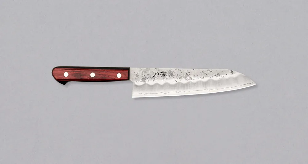 Tsunehisa Santoku Ginsanko Nashiji 180mm (7.1") Markdown