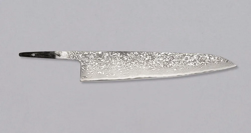 Premium Hokiyama Gyuto Damascus SKD 240mm (9.5") - BLADE