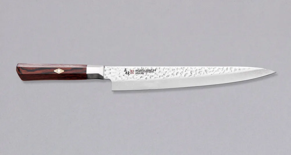 Premium Mcusta Sujihiki Supreme Hammered 270mm (10.6")