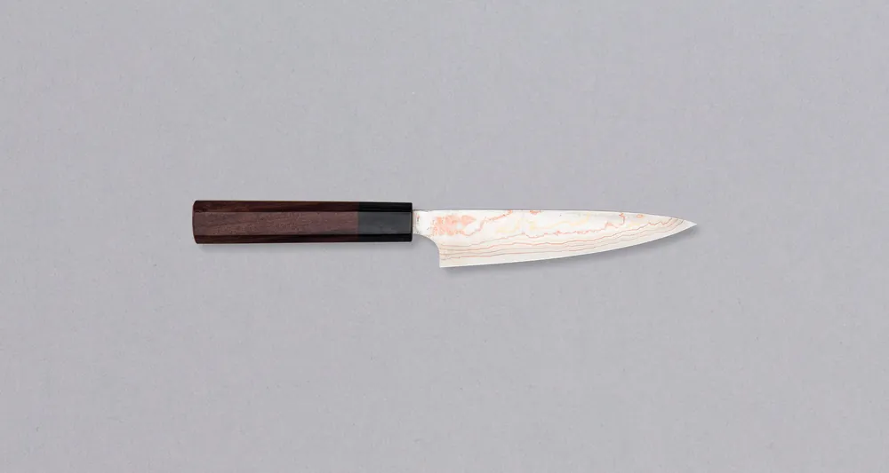 Special Offer Saji Petty Wa Rainbow Damascus 135mm (5.3")
