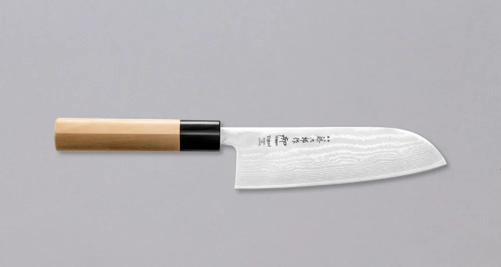 Original Tojiro Santoku Damascus 165mm (6.5")