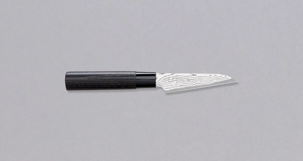 Tojiro Petty Black Damascus 90mm (3.5") In Demand