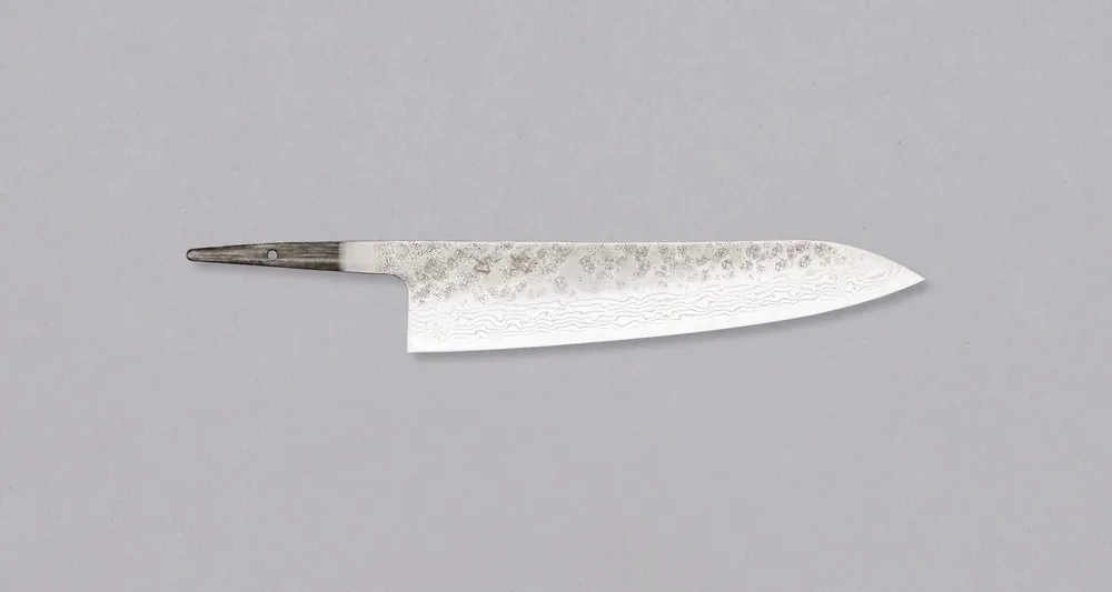 Original Hokiyama Gyuto 440C Damascus 210mm (8.3") - BLADE