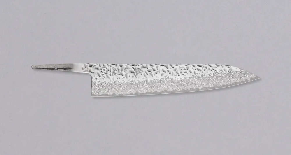Reduced Price Hokiyama Gyuto AUS-10 Damascus 240mm (9.5") - BLADE