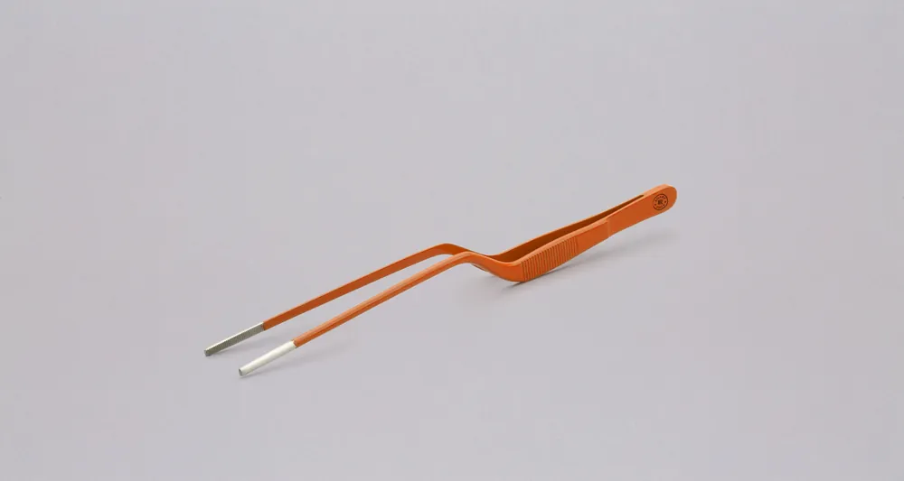 Plating Tweezers ORANGE - 200mm (7.9") Handmade