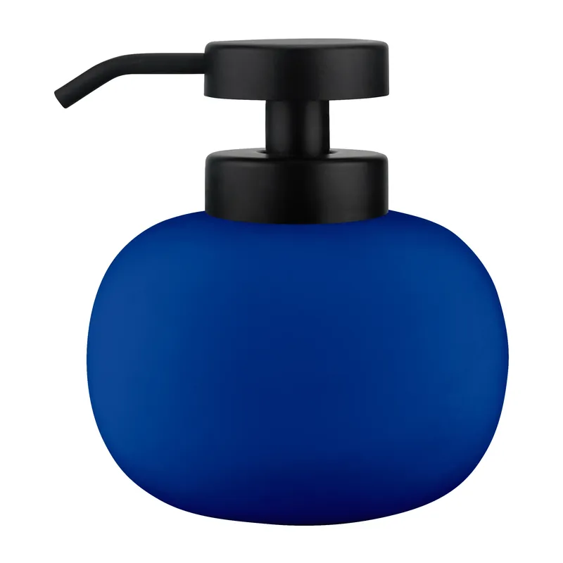 Holiday Sale Lotus soap dispenser, Cobalt