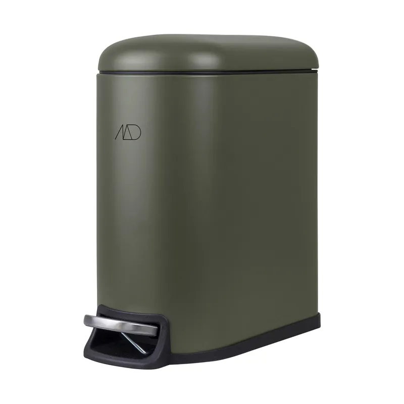 Worldwide Shipping Mini-Walther pedal bin 5 L, Light blue