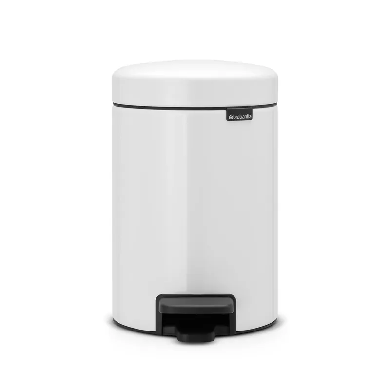 Low Price New Icon pedal bin 3 liter, white