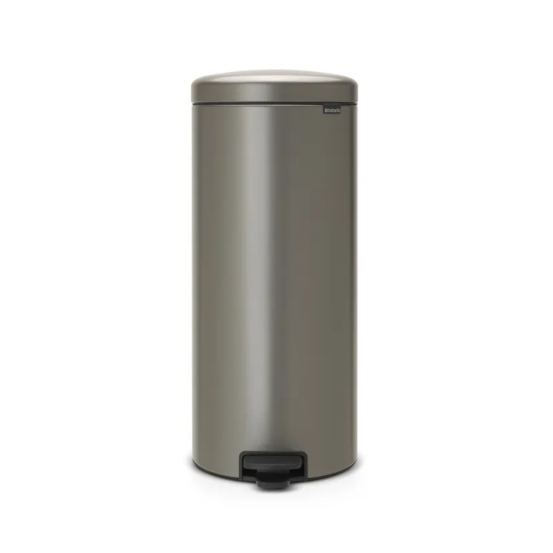 New Icon pedal bin 30 liter, platinum Fast Shipping