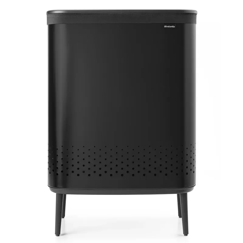 Discount Bo laundry basket high 2x45 L, matte black
