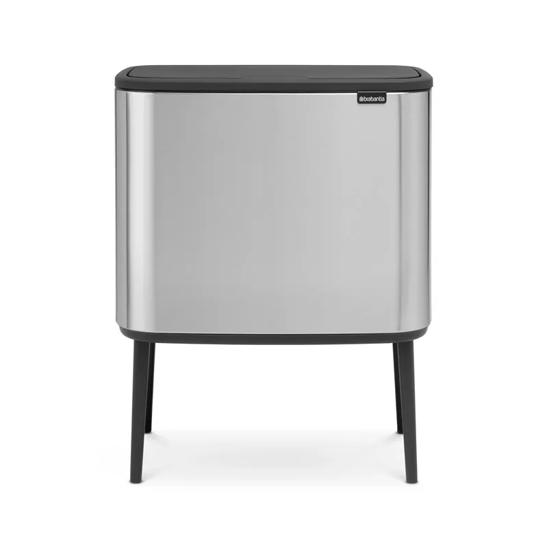 In Demand Bo touch bin 11+23 litre, matte black