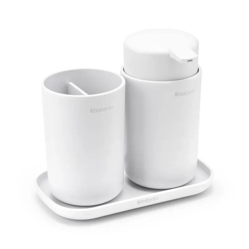 Warranty Included Brabantia ReNew sink organizer 3 pieces, white