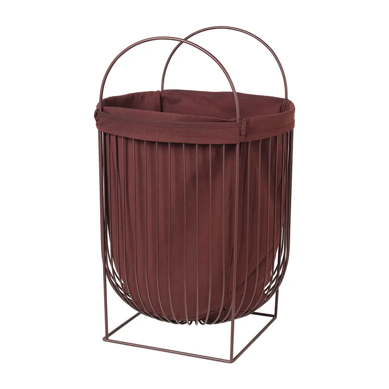 New Arrival Arild laundry basket, Puce Aubergine