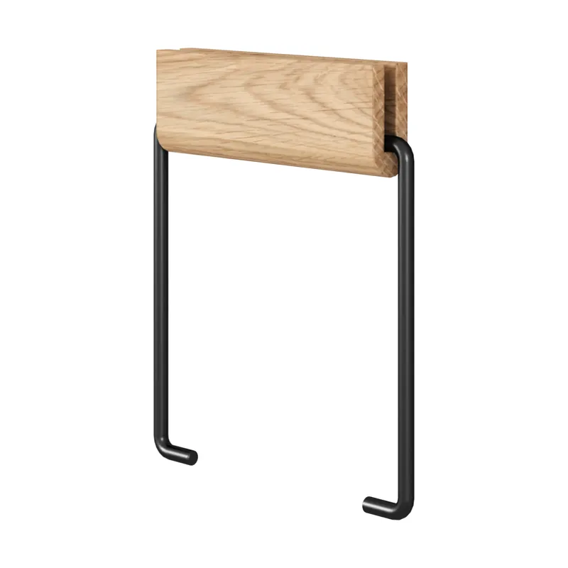 Markdown Moebe toilet paper holder, Oak-steel