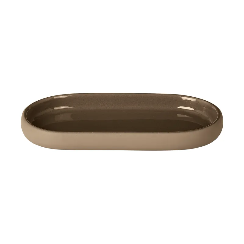 Sono dish ceramic 10x19 cm, Beige Exclusive
